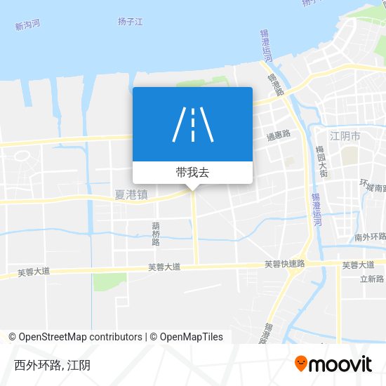 西外环路地图