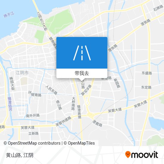 黄山路地图