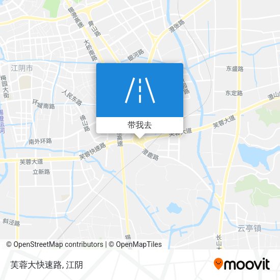 芙蓉大快速路地图