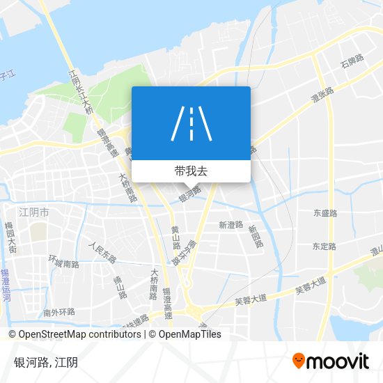 银河路地图