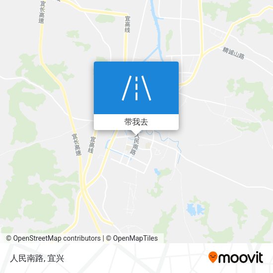 人民南路地图