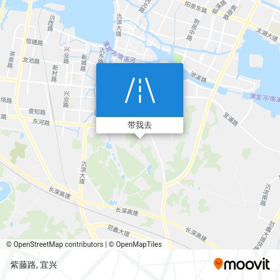 紫藤路地图
