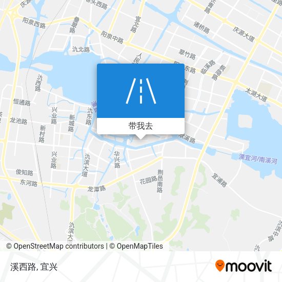溪西路地图