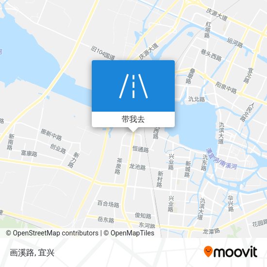 画溪路地图