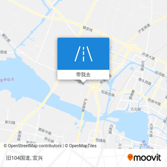 旧104国道地图