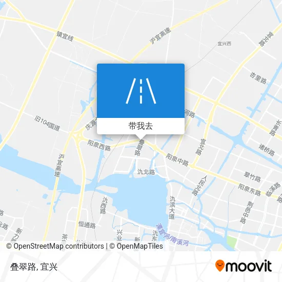 叠翠路地图