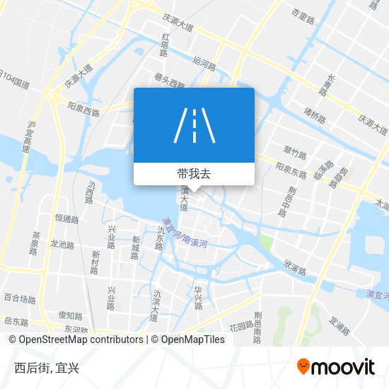 西后街地图