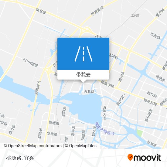 桃源路地图