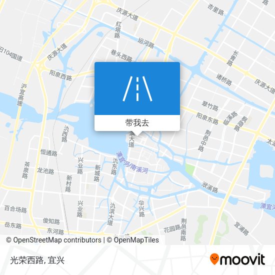 光荣西路地图