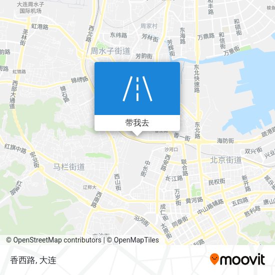 香西路地图