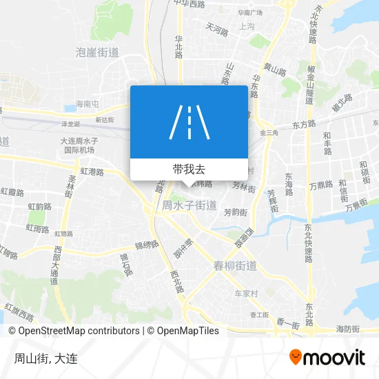 周山街地图