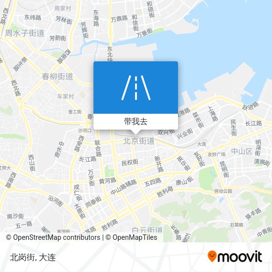 北岗街地图