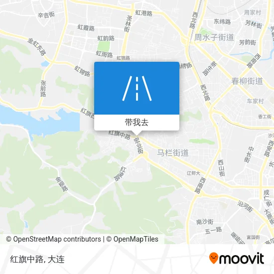 红旗中路地图
