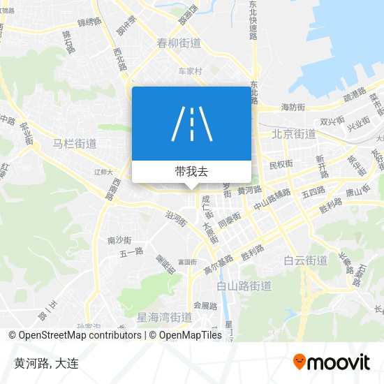 黄河路地图