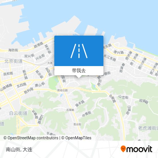 南山街地图