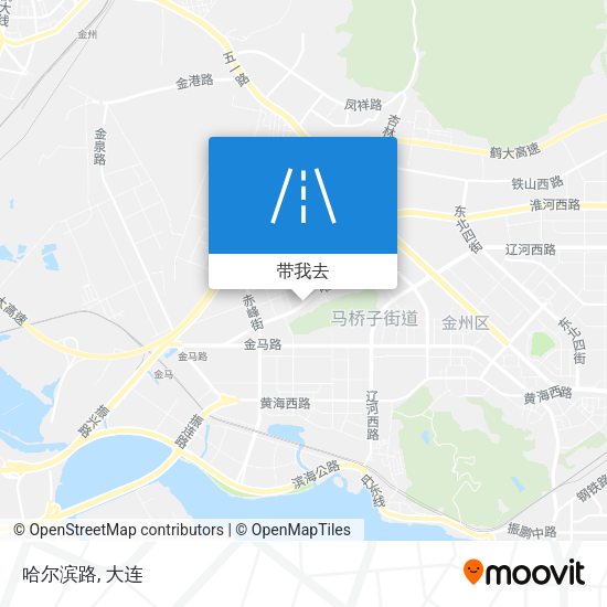 哈尔滨路地图