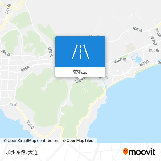 加州东路地图
