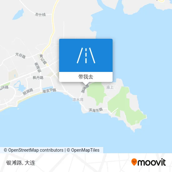 银滩路地图