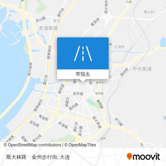 斯大林路　金州步行街地图