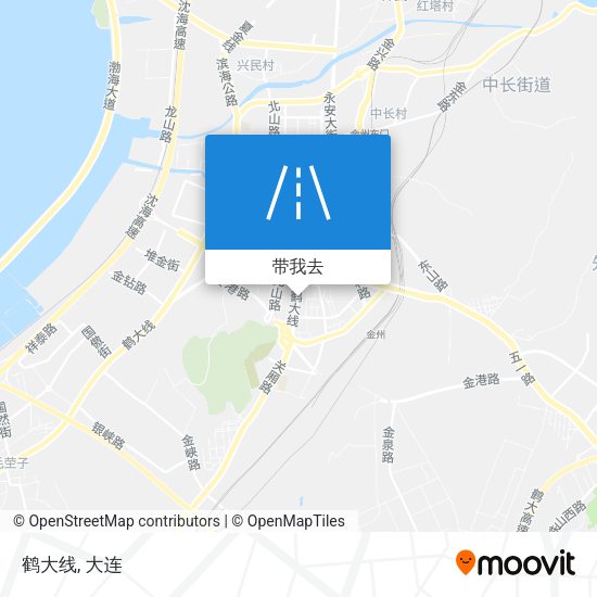 鹤大线地图