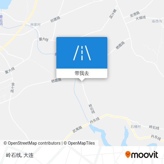 岭石线地图