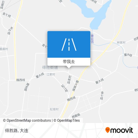 得胜路地图