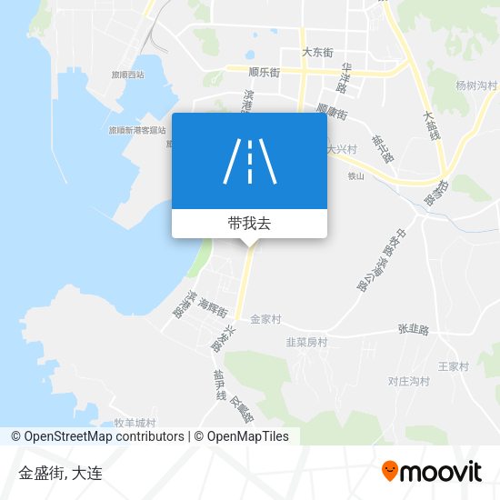 金盛街地图