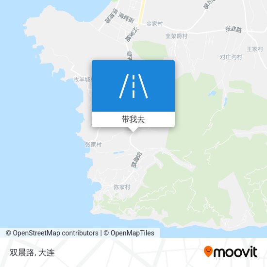 双晨路地图