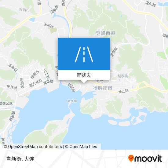 自新街地图