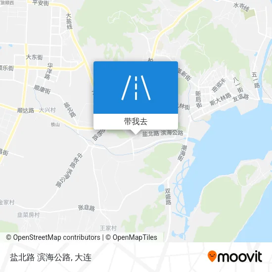 盐北路 滨海公路地图