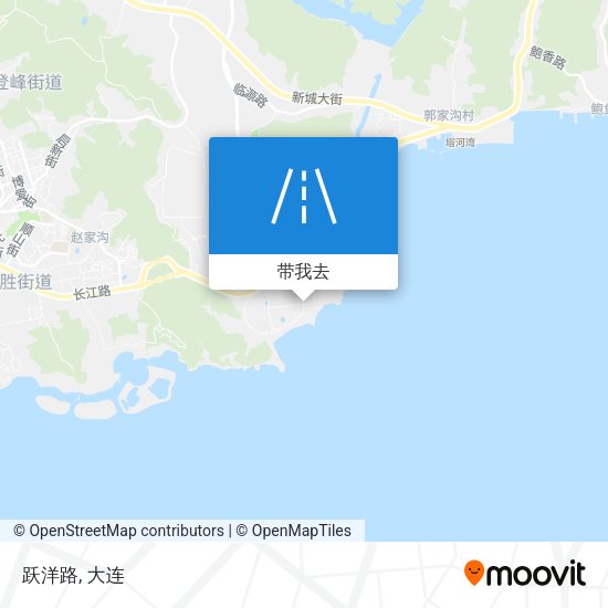 跃洋路地图