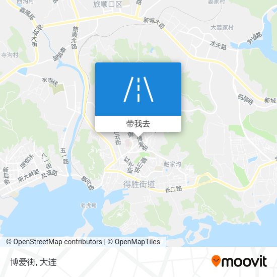博爱街地图