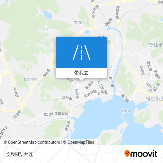 文明街地图