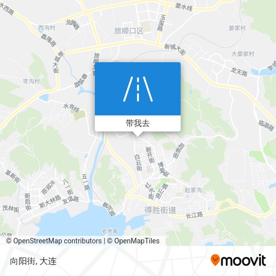 向阳街地图