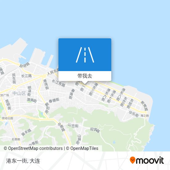港东一街地图