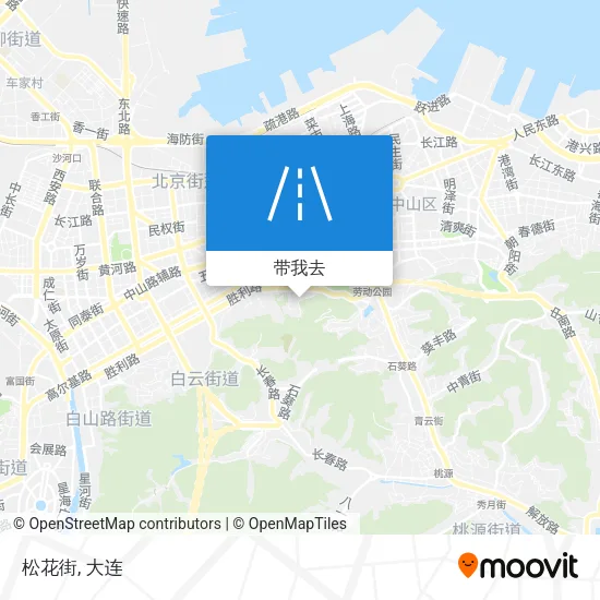 松花街地图