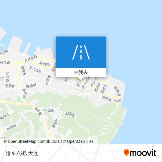 港东六街地图