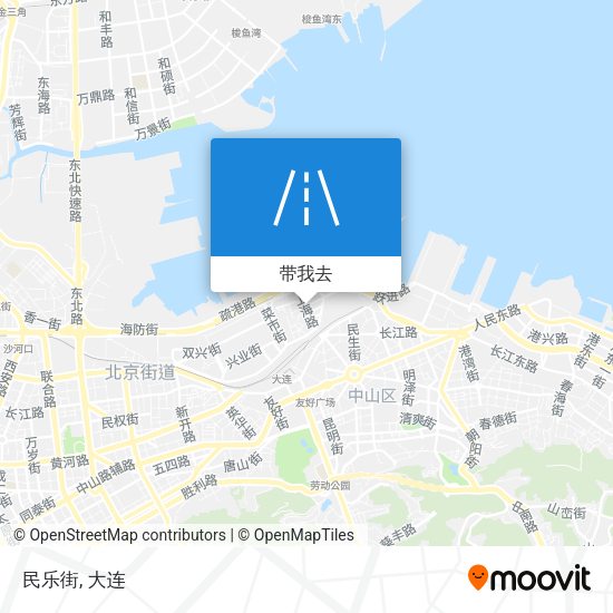 民乐街地图