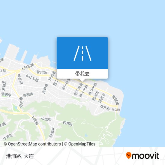 港浦路地图
