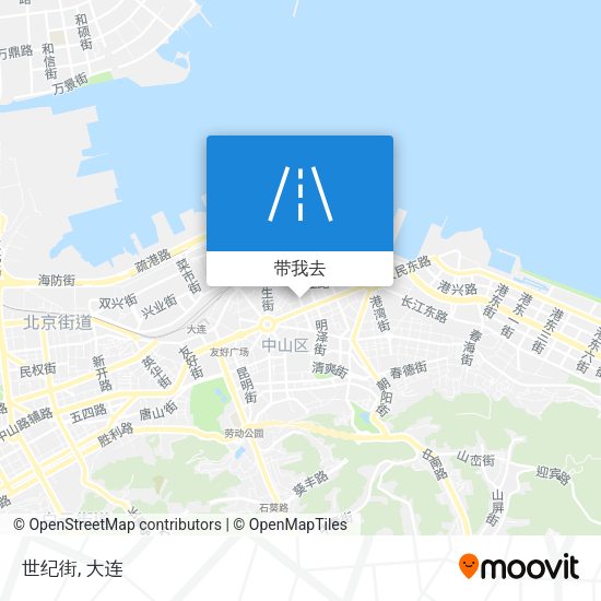 世纪街地图