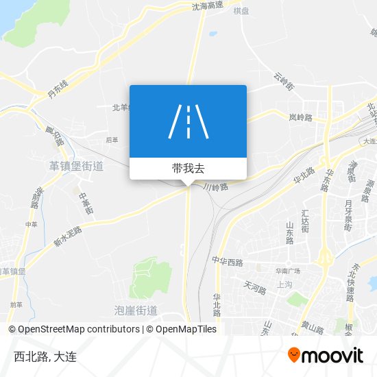 西北路地图