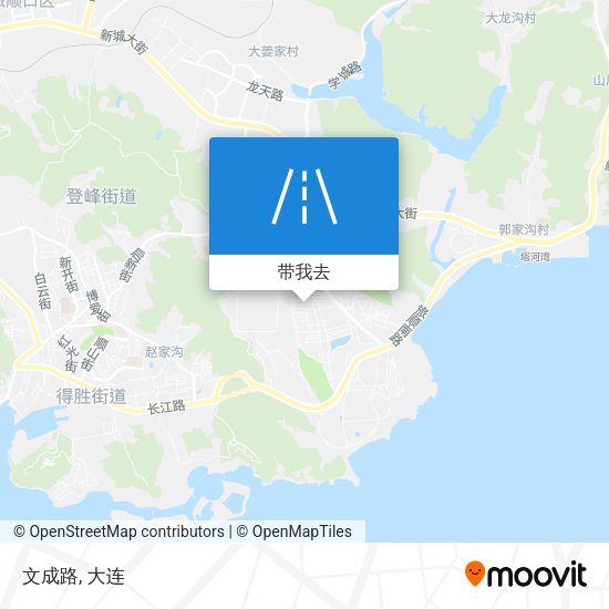 文成路地图