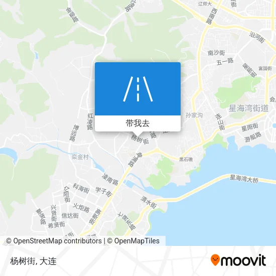 杨树街地图