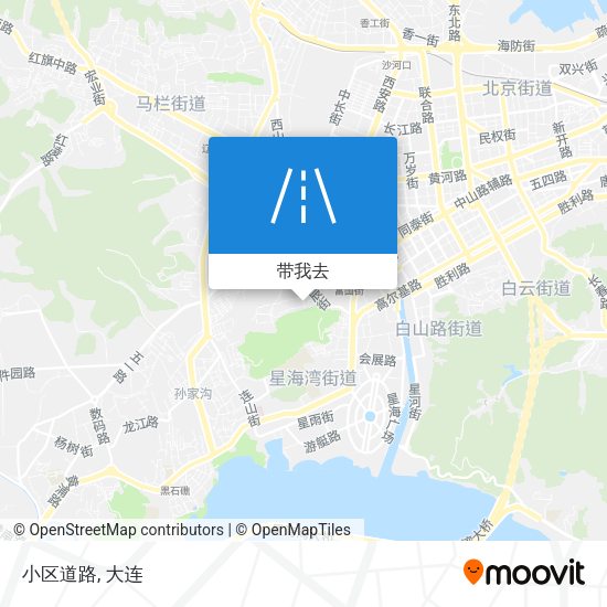 小区道路地图