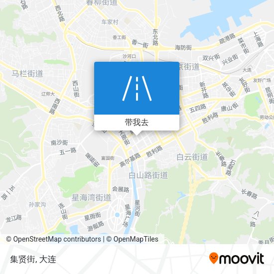 集贤街地图