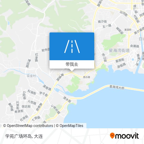 学苑广场环岛地图