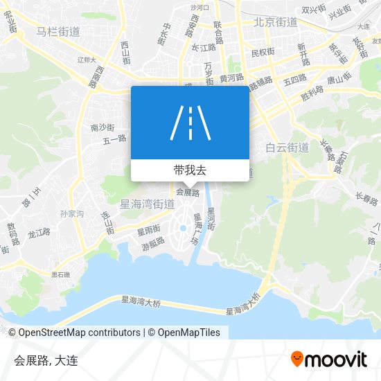 会展路地图
