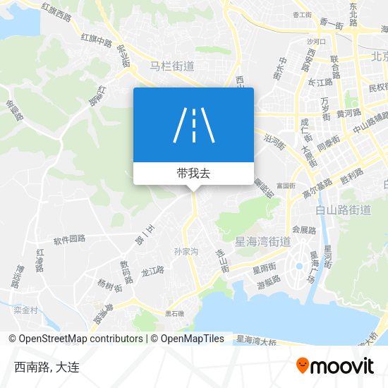 西南路地图