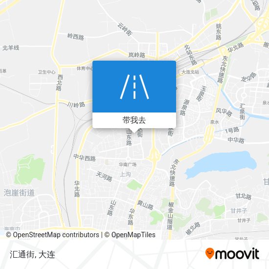 汇通街地图