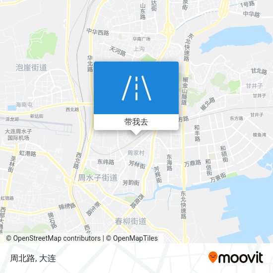 周北路地图
